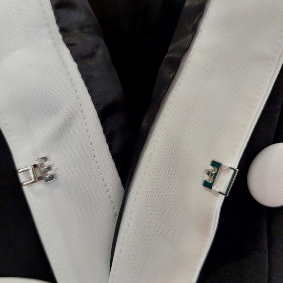 [Balmain] Decorative-button Single Breasted Blazer - Picture 8 of 14